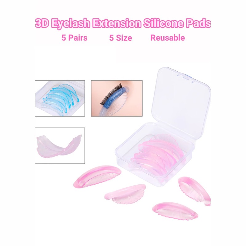 Eyelash Extension C Curl - 5 Paar Wimperpermanent Pads C Curl