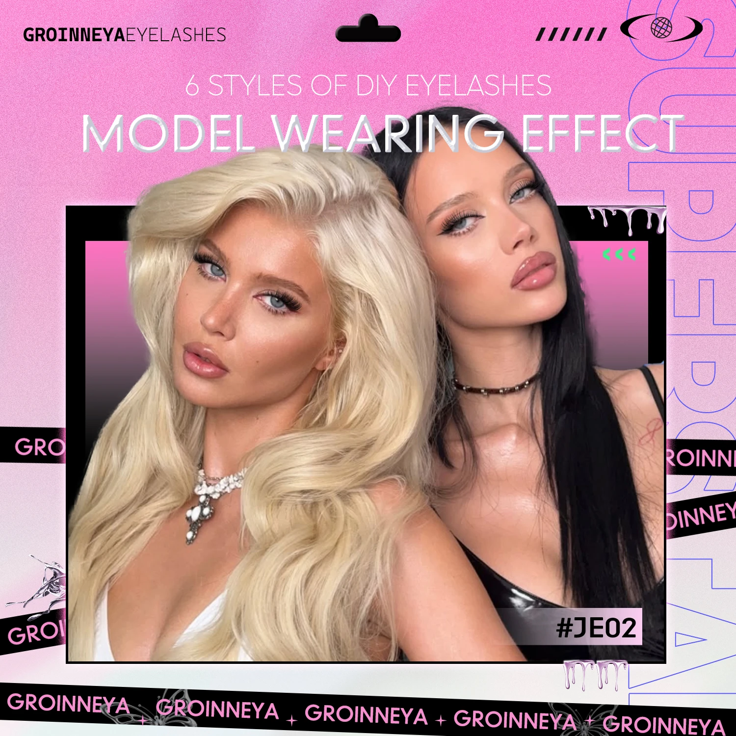 GROINNEYA Lash Clusters Kit Ka - Eyelash Extension Home Service recensie en prijs