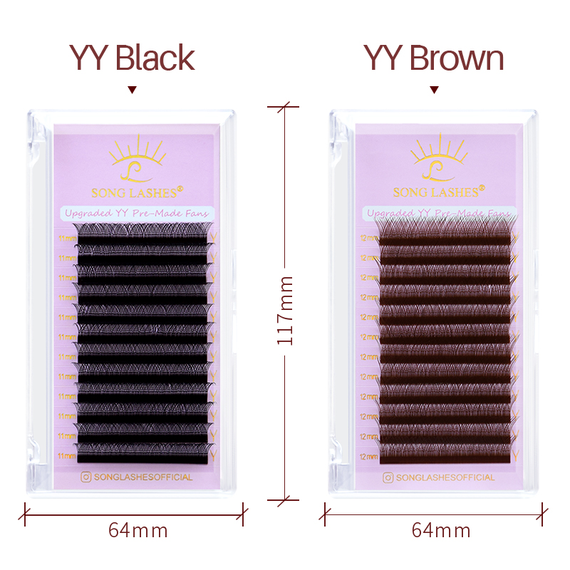 LIED WIMPERS Nieuwe Premade Fa - Eyelash Extension C Curl recensie en prijs