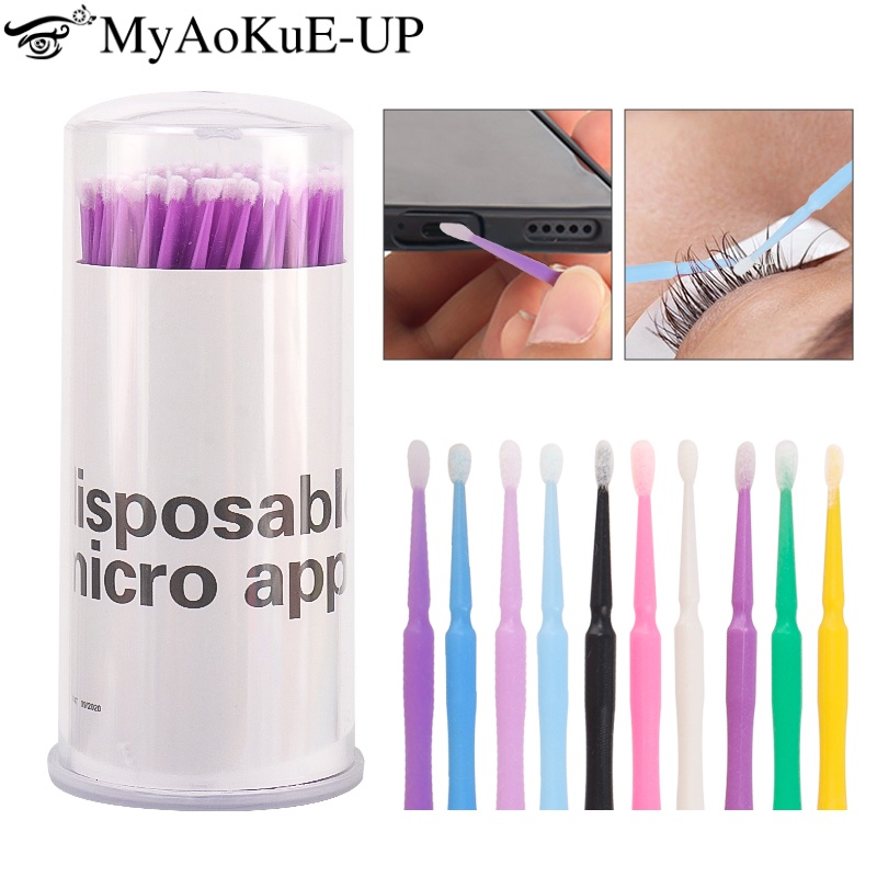 100 Stuks Wegwerp Wimperborste - Eyelash Extension For Beginners recensie en prijs