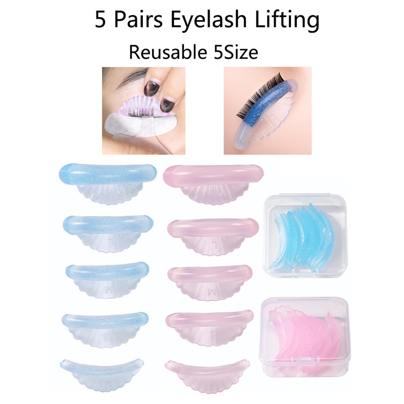 5 Paar Wimperpermanent Pads C  - Eyelash Extension C Curl recensie en prijs