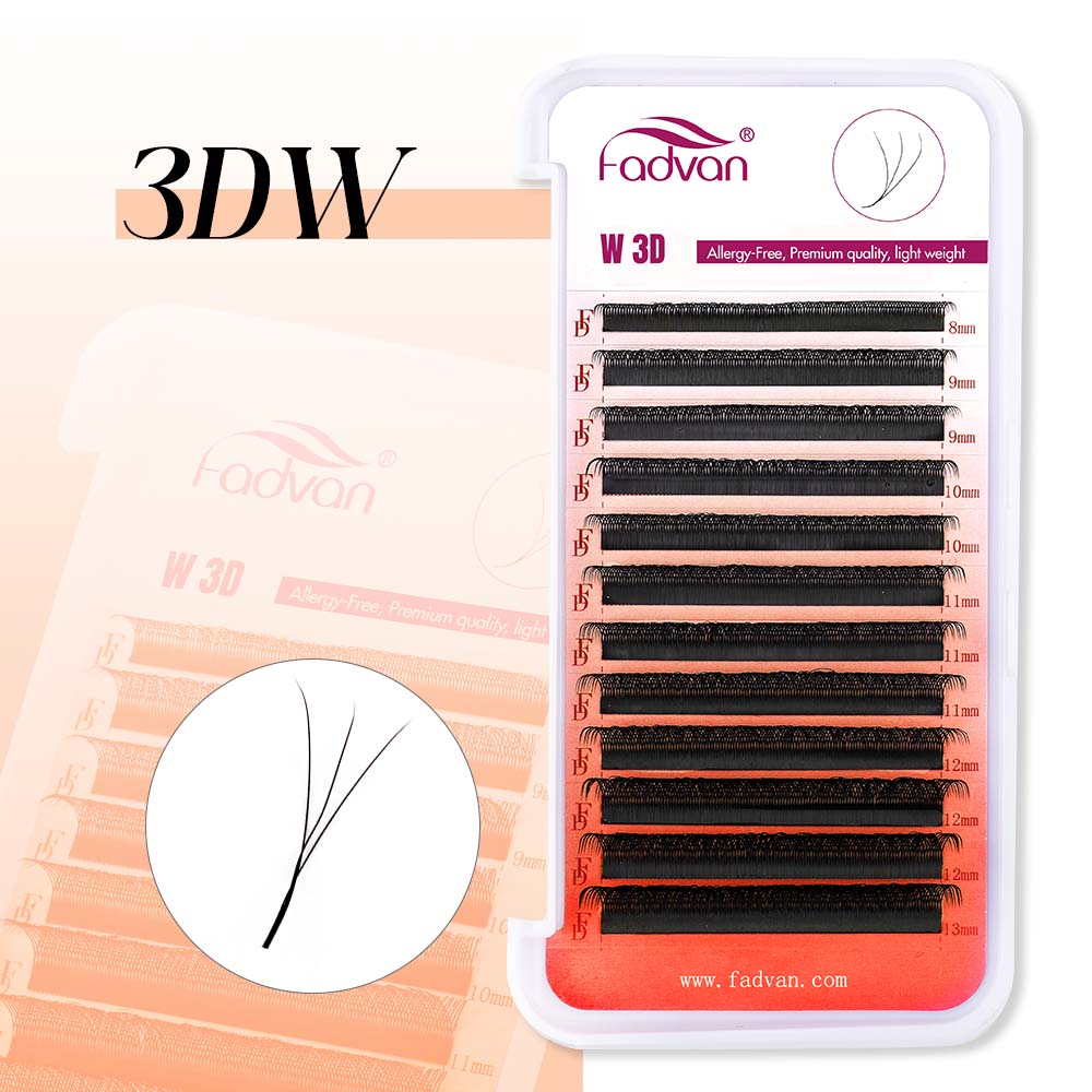 FADVAN 3D Wimpers W-vormige wi - Eyelash Extension C Curl recensie en prijs
