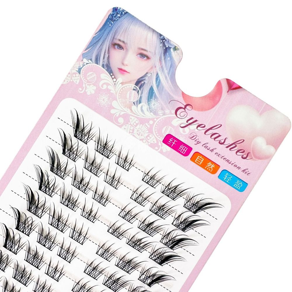 3D Cat Eye Clusters Wimpers Na - Eyelash Extension C Curl recensie en prijs