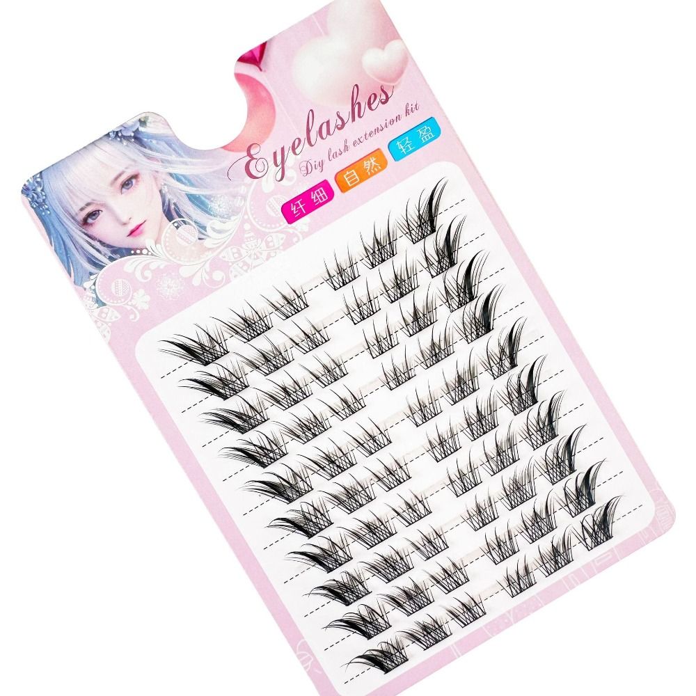 3D Cat Eye Clusters Wimpers Na - Eyelash Extension C Curl recensie en prijs